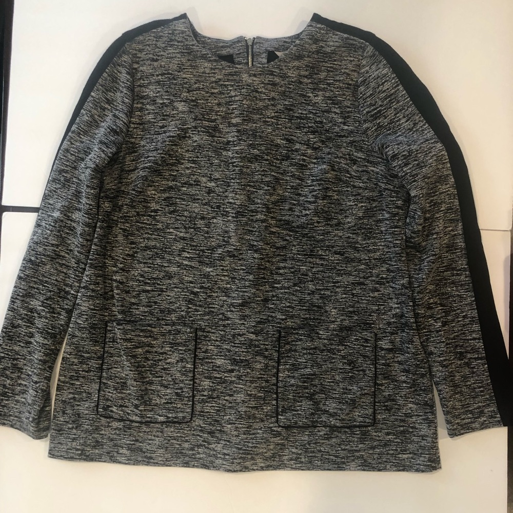 Rachel Roy - Heather Gray Long Sleeve Tunic Top